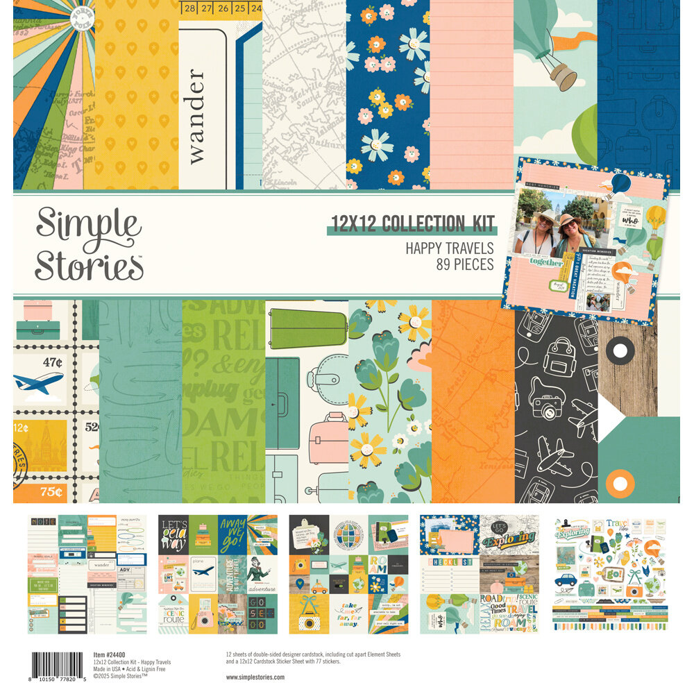 Happy Travels - Collection kit von Simple Stories